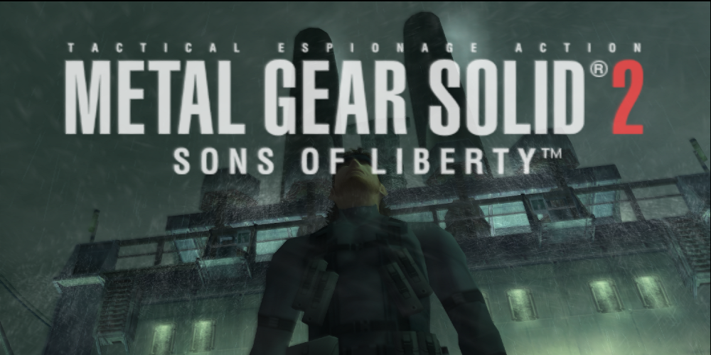 Metal Gear Solid 2 logo screen